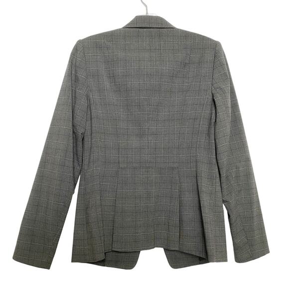 Laundry Shelli Segal Finely Plaid Grey Suit Jacket Blazer/Skirt Set 6 NWT‎ - Picture 5 of 10